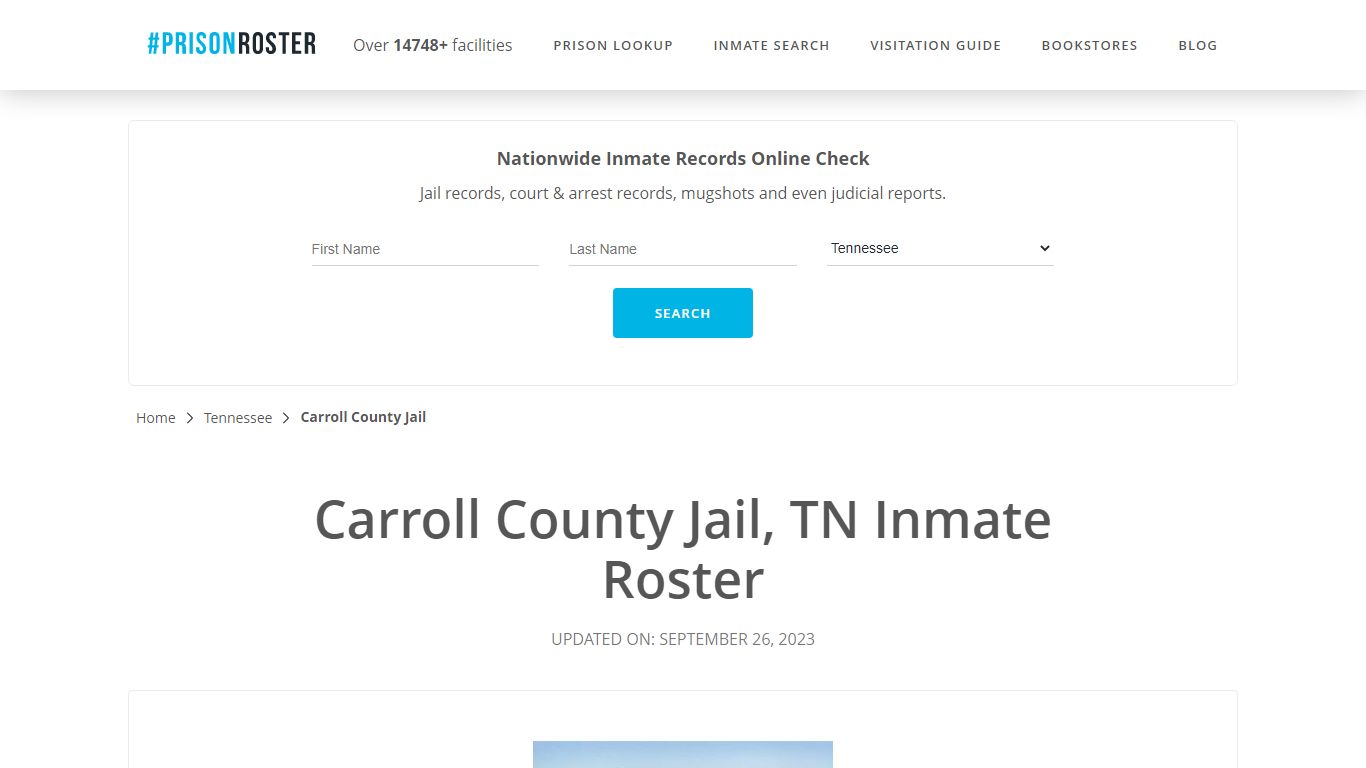 Carroll County Jail, TN Inmate Roster - Prisonroster